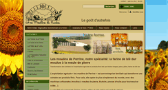 Desktop Screenshot of lesmoulinsdeperrine.com